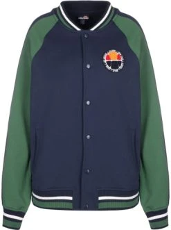 Billig 🔔 Große Größen Ellesse Collegejacke Moneta In Navy Günstig Kaufen ✨