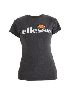 Budget ⌛ Große Größen Ellesse Freizeit 👕 Shirts Hayes Tee 👩 Women Gray Günstig Kaufen ✨
