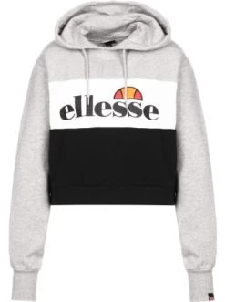 Besorgen 🌟 Sweatshirts & Sweatjacken Ellesse Hoodie Allesandro OH In Grey Marl/black Günstig Kaufen ⌛