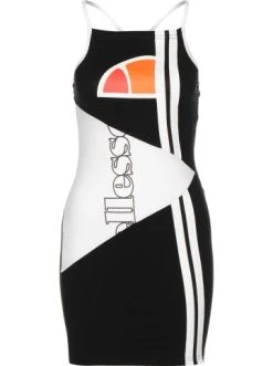 Billig 👍 Große Größen Ellesse Kleid Firma In Black Günstig Kaufen 🛒