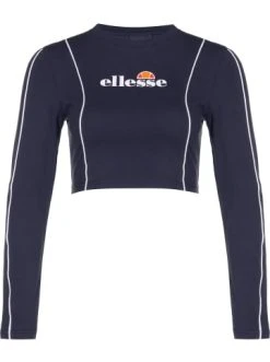 Am billigsten ✨ Große Größen Ellesse Longsleeve Russia Crop In Navy Günstig Kaufen 🌟