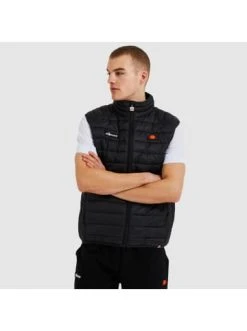Angebote 😀 Jacken Ellesse Steppweste Bardy In Black Günstig Kaufen 😉 -ellesse Shop ellesse steppweste bardy in black 3