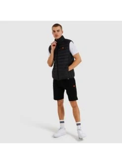Angebote 😀 Jacken Ellesse Steppweste Bardy In Black Günstig Kaufen 😉 -ellesse Shop ellesse steppweste bardy in black 4