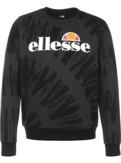 Aktion 👍 Sweat & Fleece Ellesse Sweater Agata In Black Tie Dye Günstig Kaufen 🛒