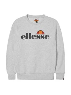 Budget 🛒 Sweatshirts & Sweatjacken Ellesse Sweatshirt In Hellgrau Günstig Kaufen ✨