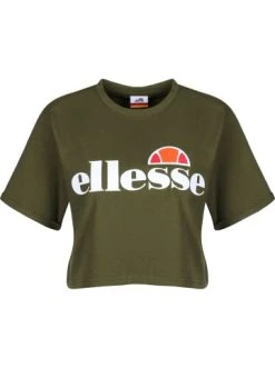 Blitzangebot ✨ Große Größen Ellesse T-Shirt Alberta W In Khaki Günstig Kaufen 😀