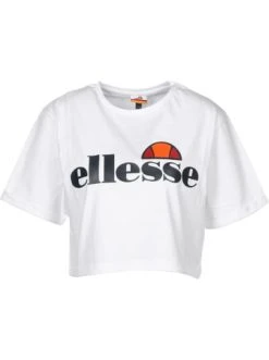 Neu 👏 Große Größen Ellesse T-Shirt Alberta W In Optic White Günstig Kaufen 👍