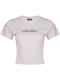 Blitzangebot 🔔 Große Größen Ellesse T-Shirt Bold Crop In Light Grey Günstig Kaufen 🧨