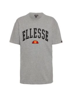 Budget 🔔 Shirts & Longsleeves Ellesse T-Shirt Columbia In Grey Marl Günstig Kaufen 🌟