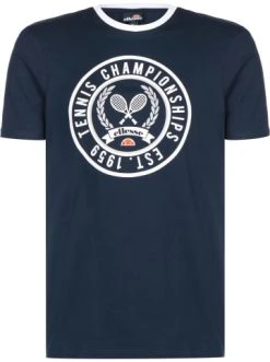 Budget 🧨 Shirts & Longsleeves Ellesse T-Shirt Segna In Navy Günstig Kaufen ❤️