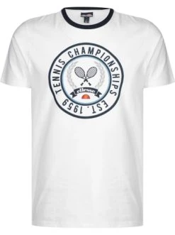 Aktion 🔔 Shirts & Longsleeves Ellesse T-Shirt Segna In White Günstig Kaufen 🔥