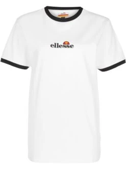 Brandneu 🌟 Große Größen Ellesse T-Shirt Serafina In White Günstig Kaufen 👍