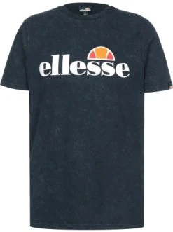Großhandel 👏 Shirts & Longsleeves Ellesse T-Shirt SL Prado Caustic In Navy Günstig Kaufen 🔔