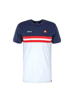 Auslauf ❤️ Shirts & Longsleeves Ellesse T-Shirt - Venire - Navy / Red / White Günstig Kaufen 👏